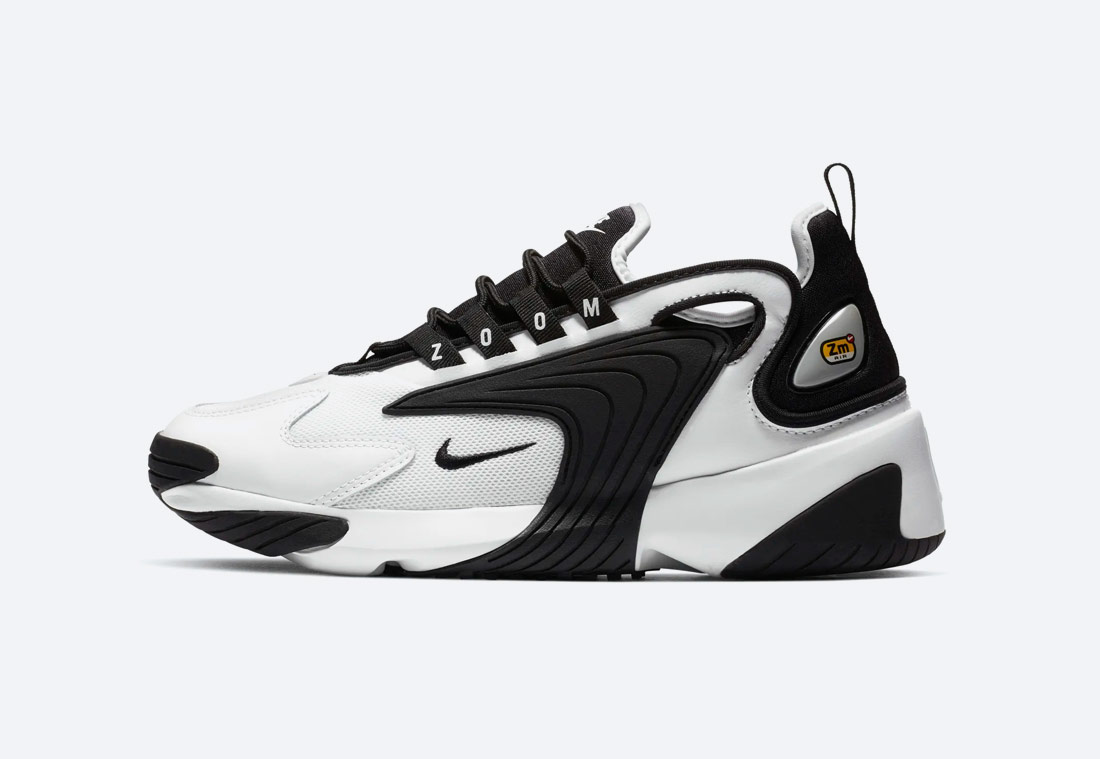 Nike Zoom 2K — dámské boty — černo-bílé — sneakers