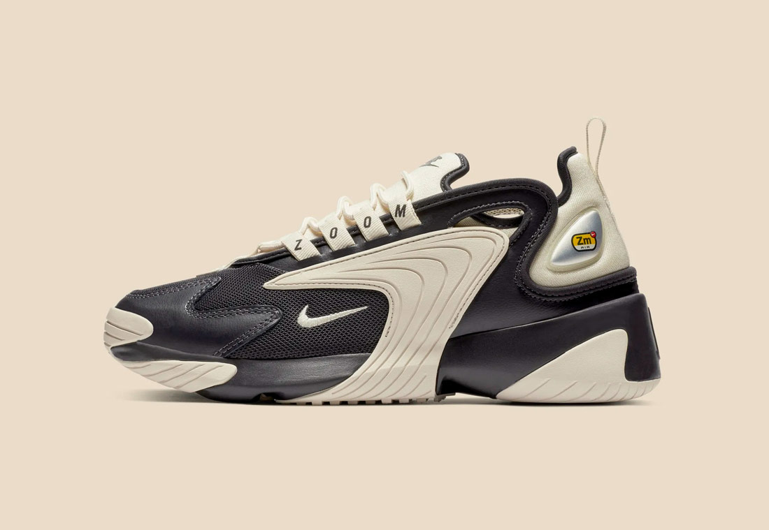 Nike Zoom 2K — dámské boty — smětanovo-černé — sneakers