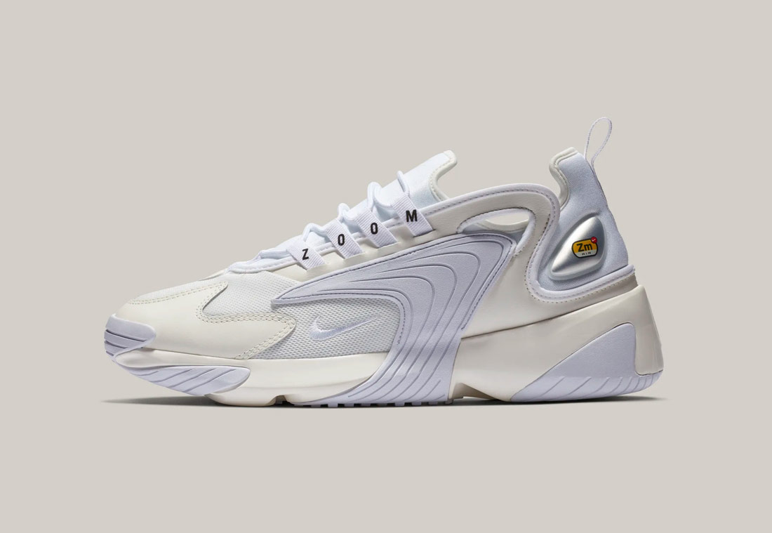 Nike Zoom 2K — pánské boty — smetanově bílé — sneakers