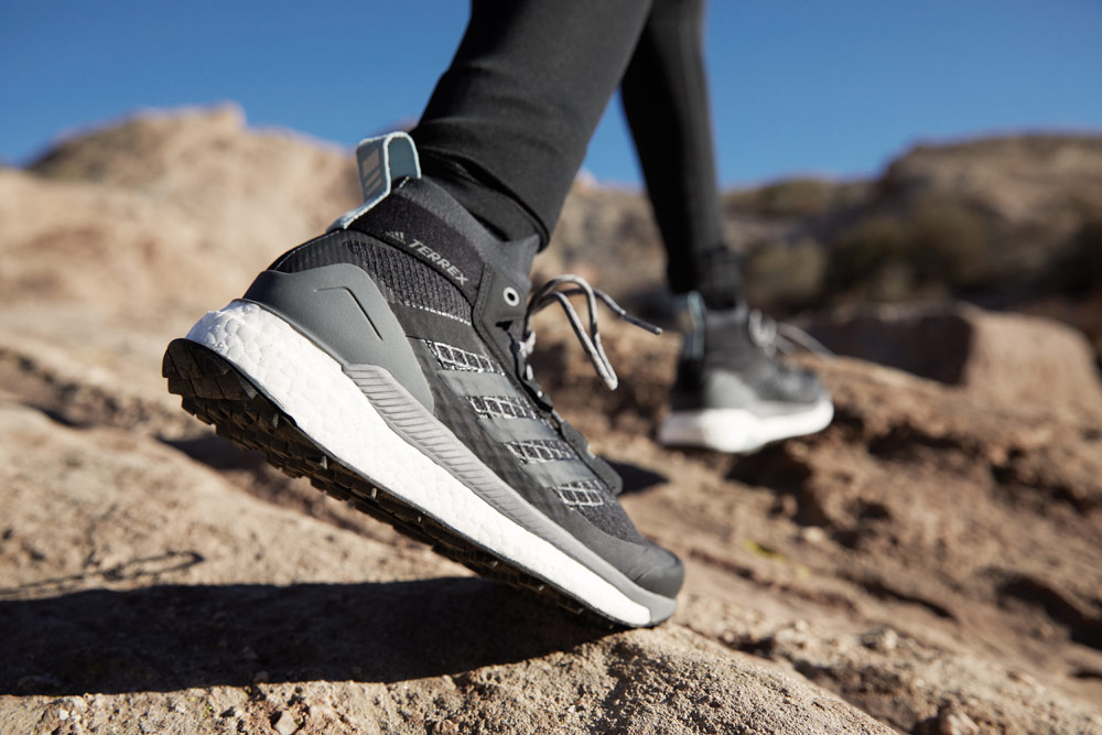 adidas TERREX Free Hiker — turistické boty — outdoorové — kotníkové — pohorky — pánské — dámské