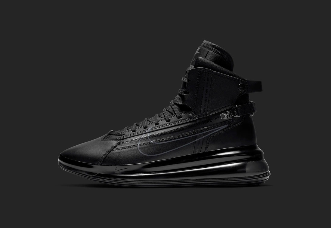 Nike Air Max 720 SATRN — kotníkové boty — černé — tenisky — sneakers — pánské
