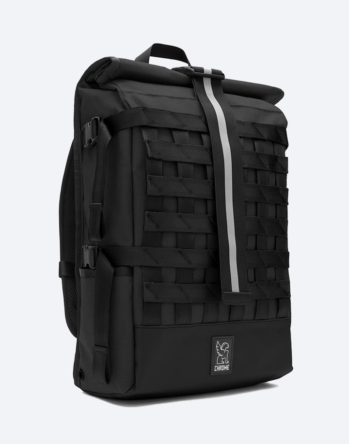 Chrome Industries — městský cyklistický batoh — Barrage Cargo — urban cyclist backpack — černý