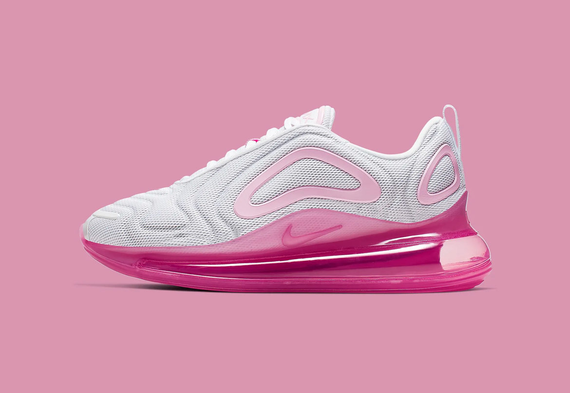 Nike Air Max 720 — boty — růžové, bílé — dámské — sneakers
