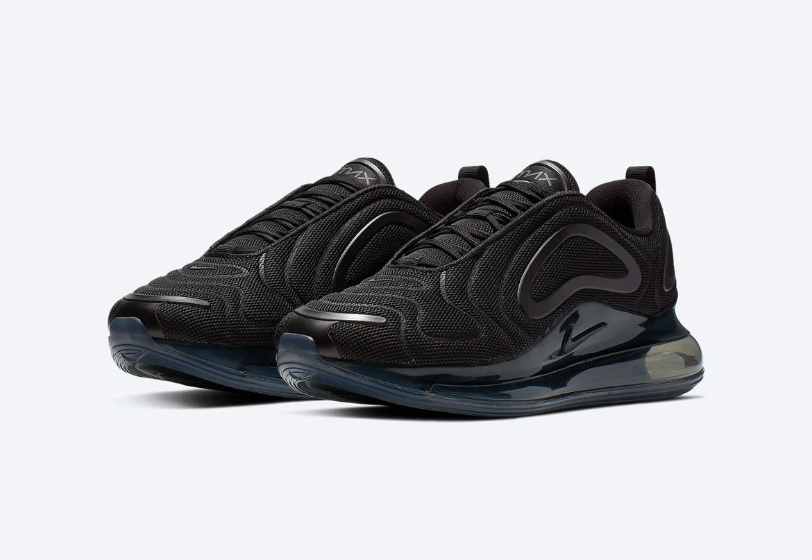 Nike Air Max 720 — boty — černé — pánské — sneakers