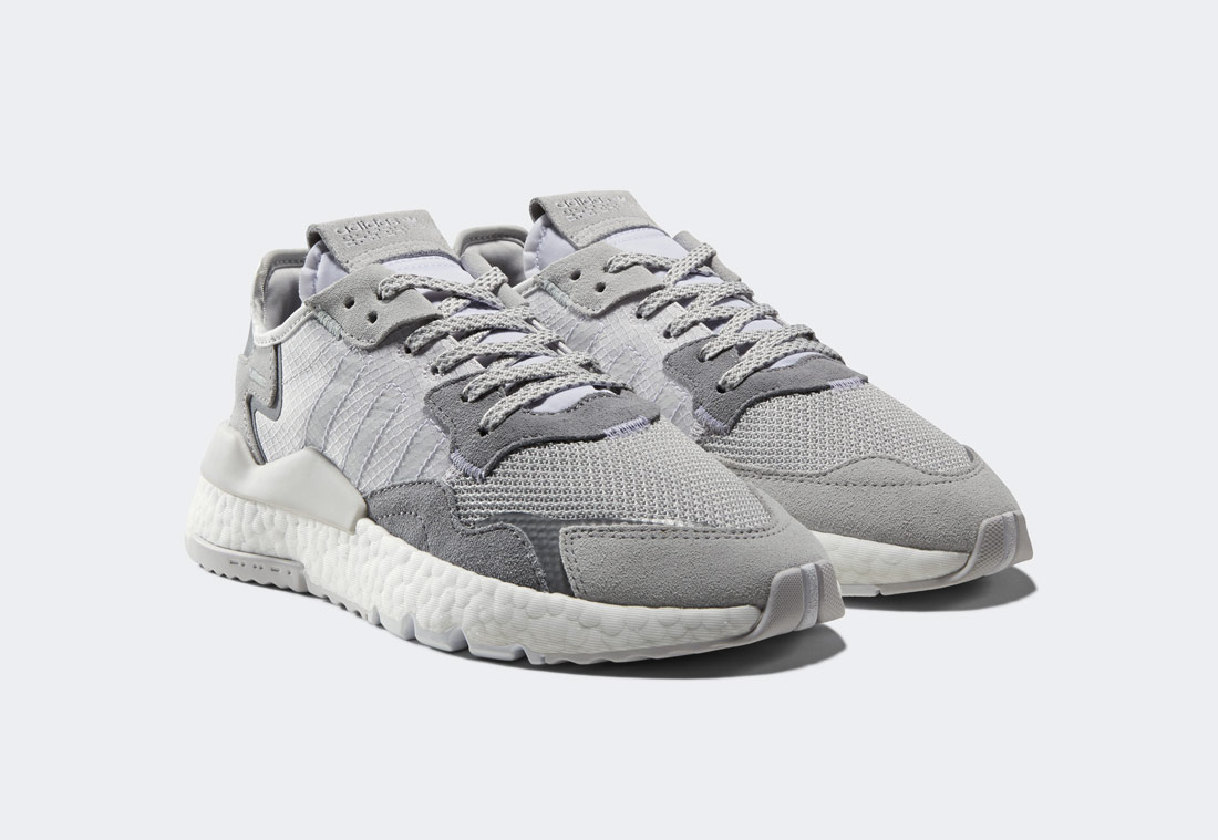 adidas Originals Nite Jogger — boty — šedé — reflexní
