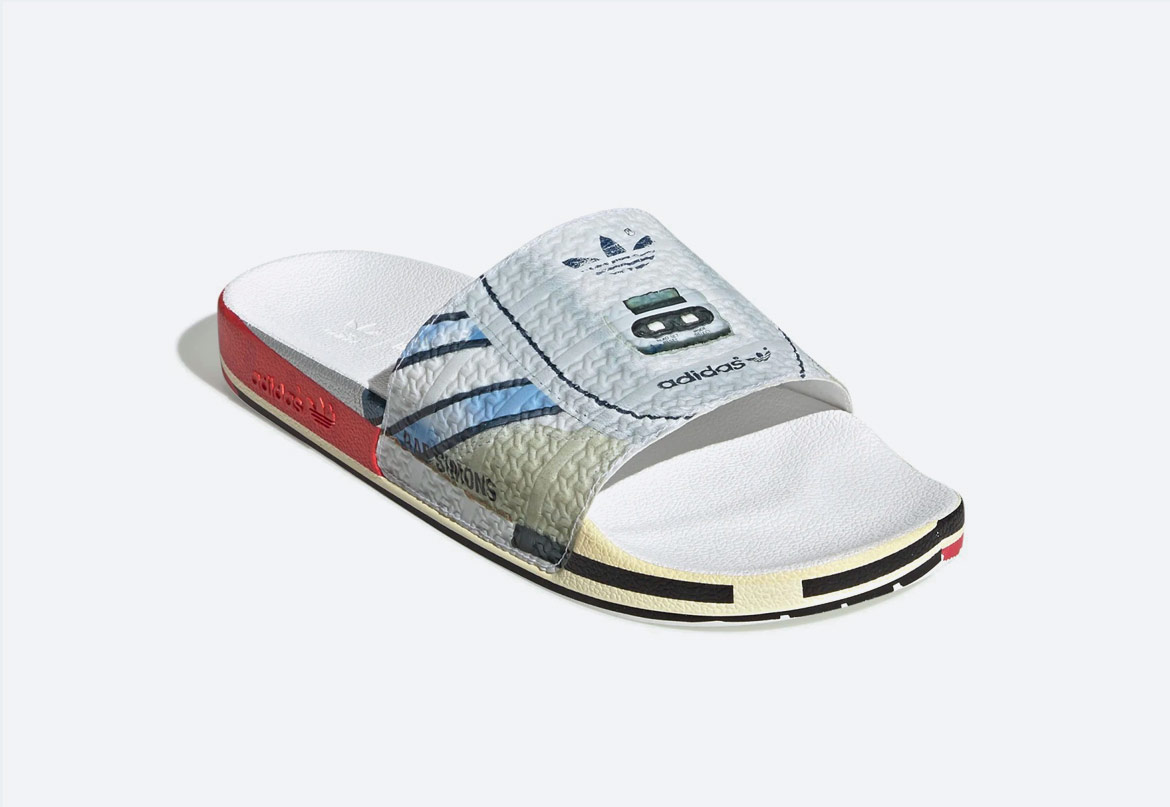 adidas Originals Raf Simons Micro — pantofle — pánské — barevné s potiskem