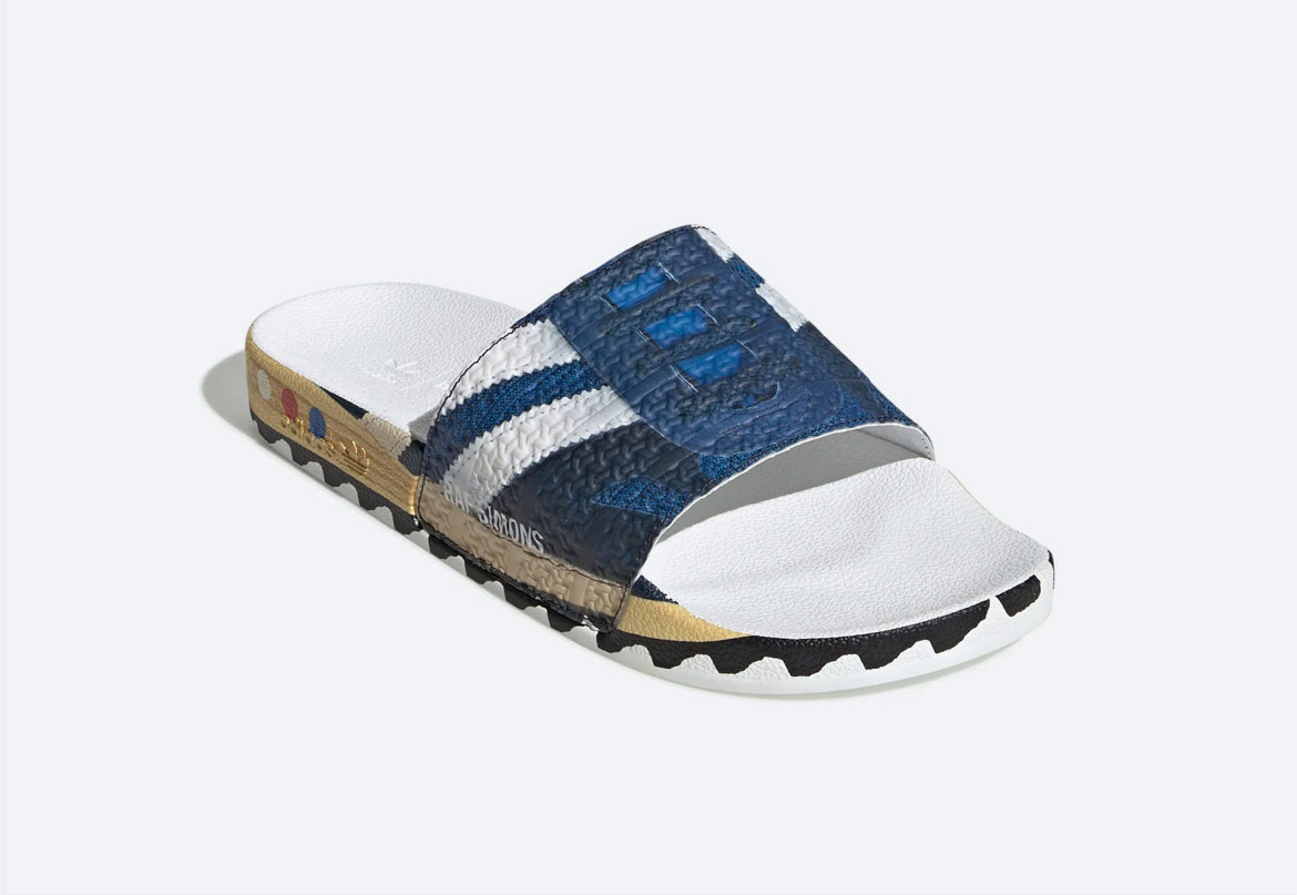 adidas Originals Raf Simons LA — pantofle — pánské — barevné s potiskem