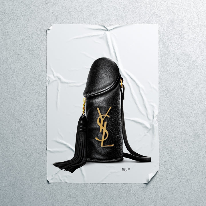 Dick Worldwide — Yves Saint Laurent Fashion Fetish No.7 — plakát