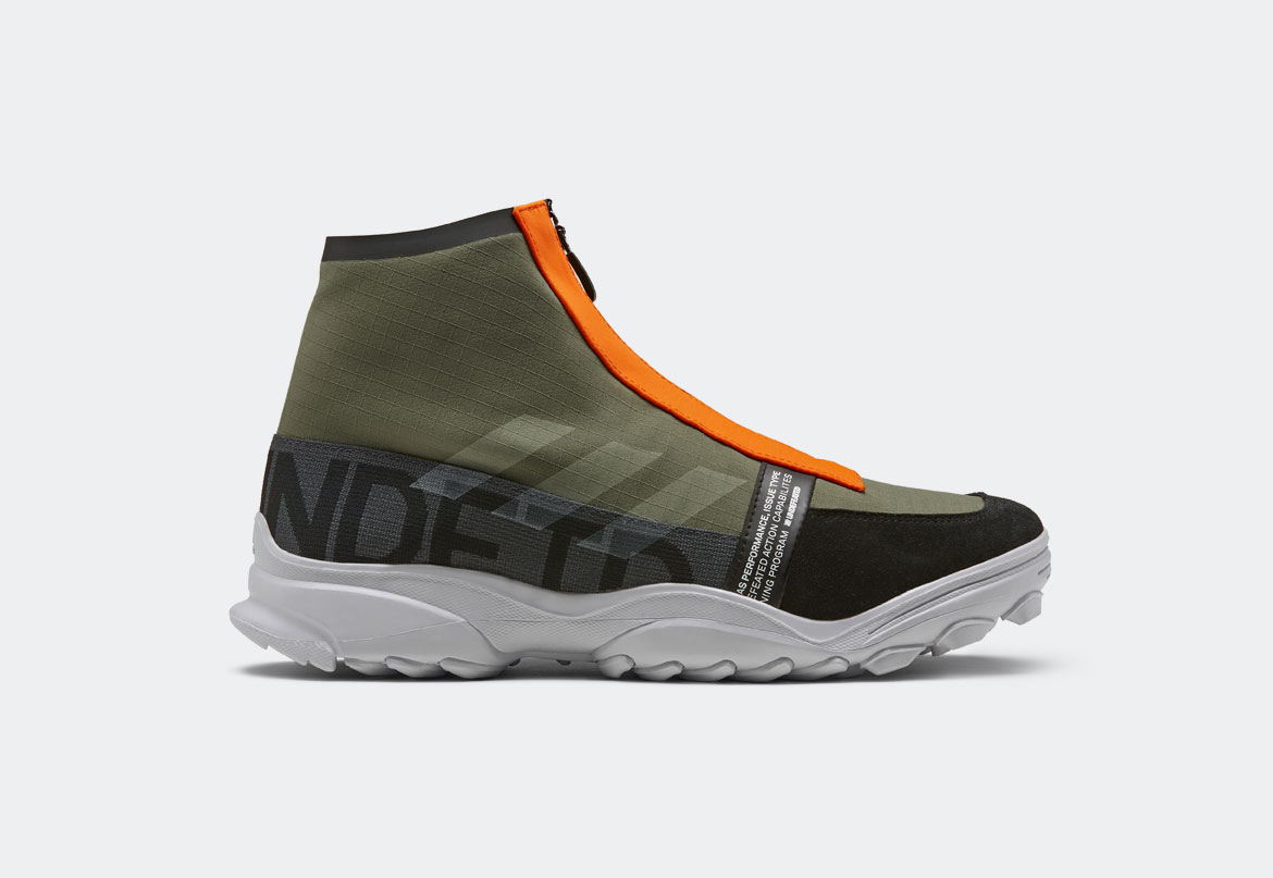 adidas x Undefeated — GSG9 — kotníkové boty bez tkaniček — zelené (army green)