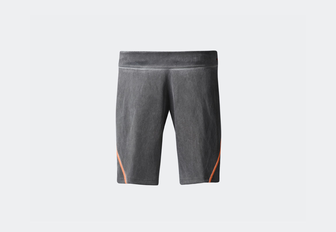 adidas x Undefeated — Tech Shorts — tréningové šortky, těsné — šedé