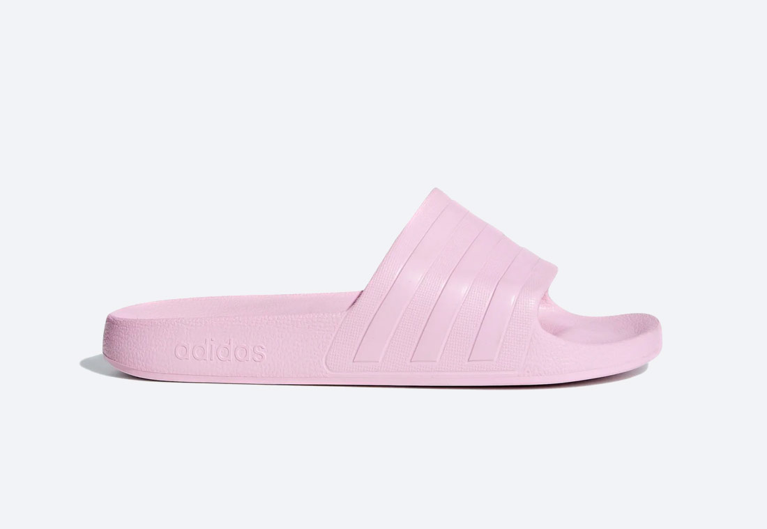 adidas Originals Adilette Aqua Essentials — pánské, dámské — pantofle — růžové — nazouváky — slides